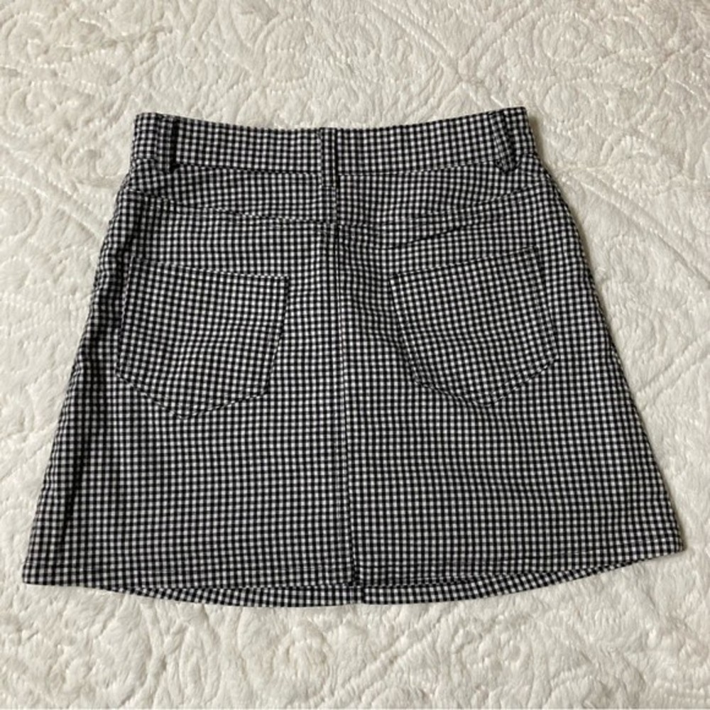 BRANDY Melville John Galt Gingham Check Mini Skirt - Picture 3 of 4